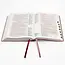 316 Publishing LSB Handy Size, Inside Column Reference Red Letter - Paste-Down Faux Leather - Pink, Indexed