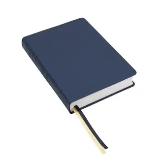 316 Publishing LSB Handy Size, Inside Column Reference Red Letter - Paste-Down Faux Leather - Blue, Indexed