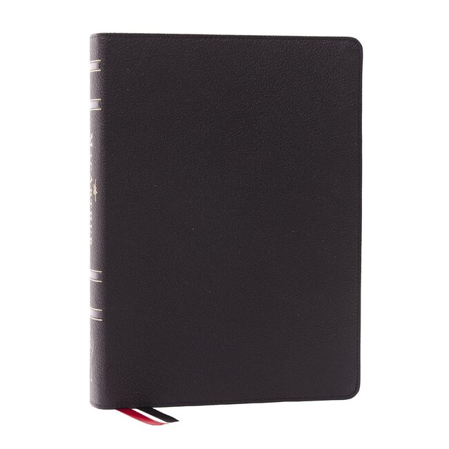 MSB LSB MacArthur Study Bible 2nd Ed. (Black Genuine Leather, Comfort Print, Thumb Indexed)