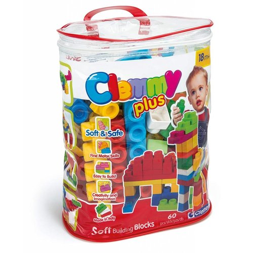 Clementoni Clemmy Plus - Bag 60 pcs Clementoni Clemmy Plus - Bag 60 pcs