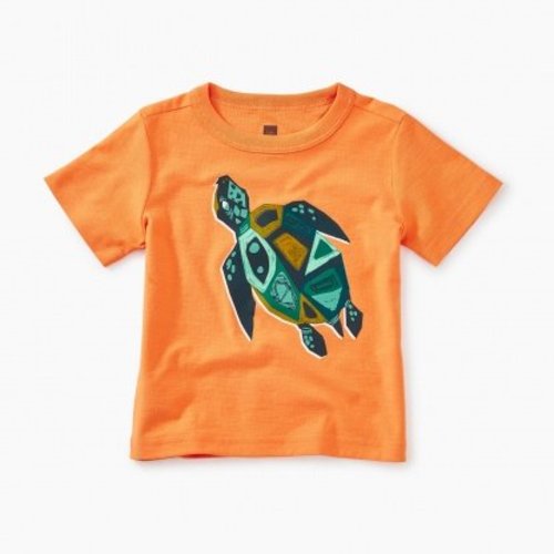 Tea Sacred Turtle Baby Graphic Tee Tea Sacred Turtle Baby Graphic Tee