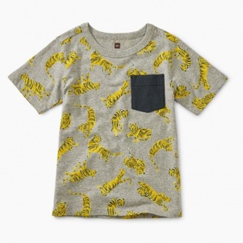 Tea Printed Pocket Tee Tea Printed Pocket Tee