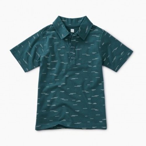 Tea Patterned Polo Tea Patterned Polo