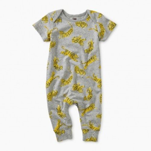 Tea Tiger Short Sleeve Romper Tea Tiger Short Sleeve Romper