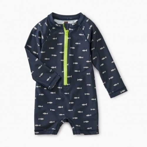 Tea Printed Shortie Rash Guard Tea Printed Shortie Rash Guard