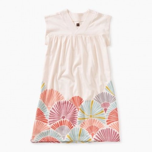 Tea Metallic Graphic Trapeze Dress Tea Metallic Graphic Trapeze Dress