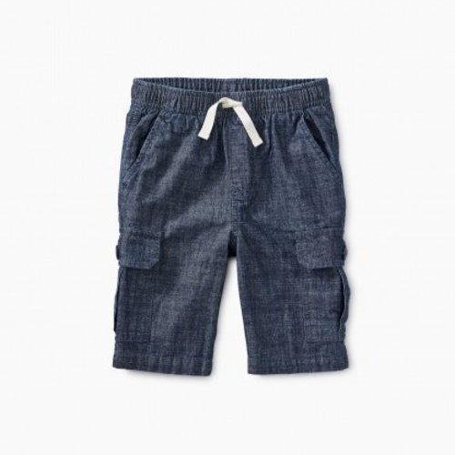 Tea Chambray Cargo Shorts Tea Chambray Cargo Shorts