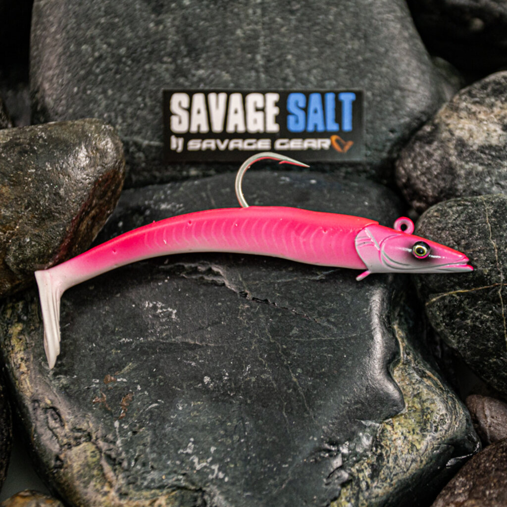 Savage Gear Sandeel - Pink Glow - 8in