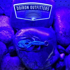 TIGHTLINES UV BB-WSMR-GPC3 UV WHISKER SM PUNCH RATTLING 3"-UV BLUE BLACK WITH GRAPE CRAW