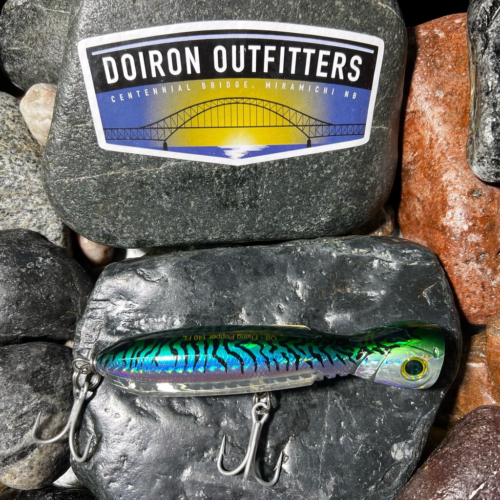 A BAND OF ANGLERS FLYING POPPER 140 GREEN MACKEREL