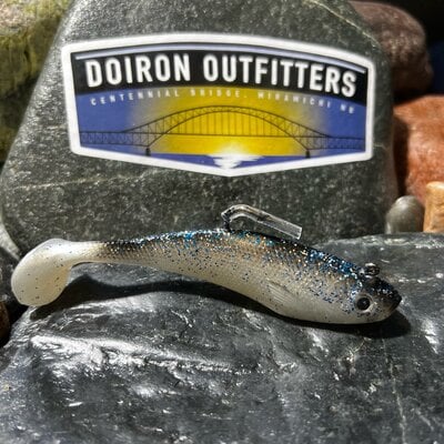 DOIRON OUTFITTERS CUSTOM DOIRON OUTFITTERS 3" SWIM BAIT 105 LOGGIEVILLE LENNY ** ON SALE ** REGULAR $3.00 EACH