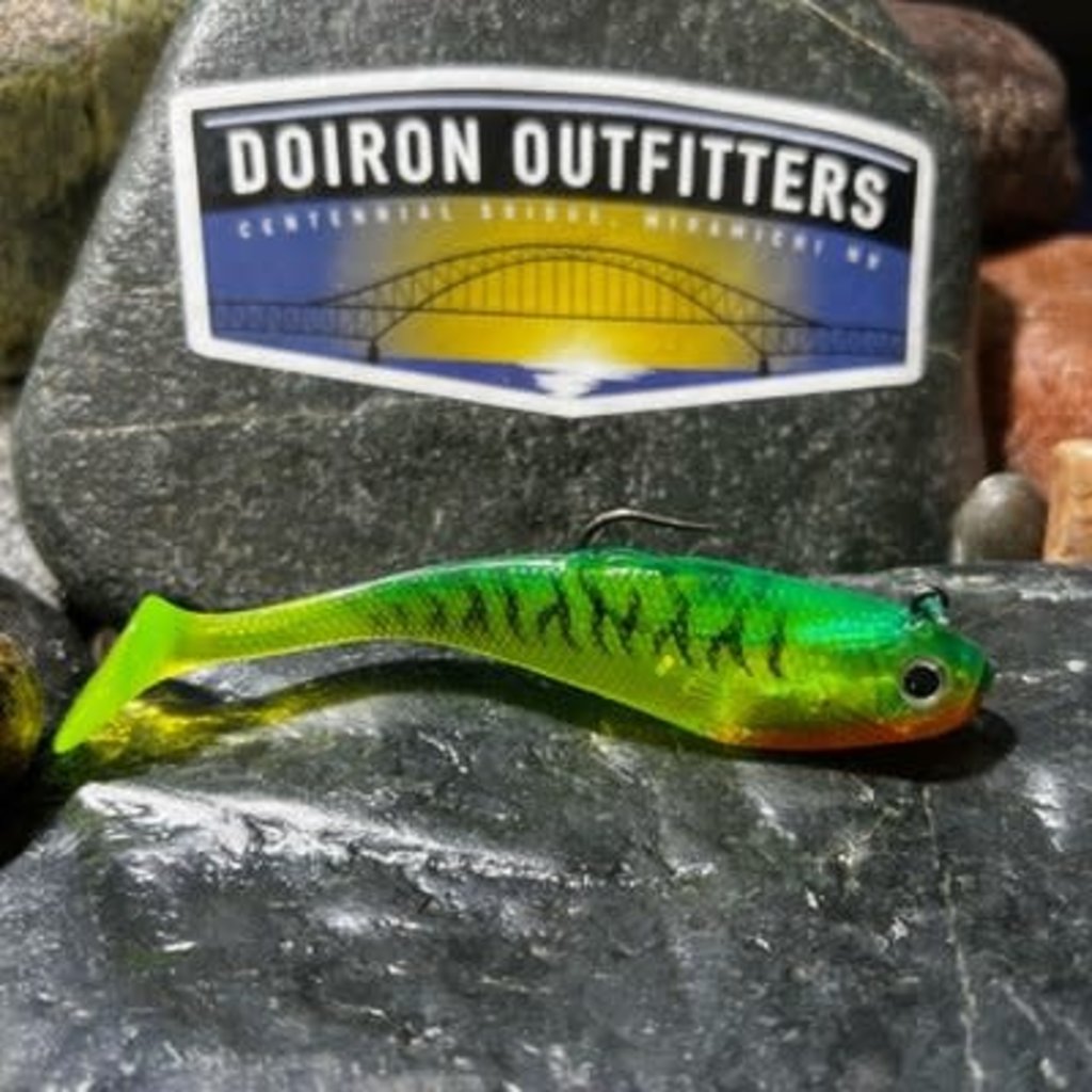 DOIRON OUTFITTERS CUSTOM DOIRON OUTFITTERS 4" SWIM BAIT 110 FIRETIGER FREDDY