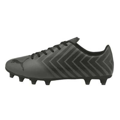 PUMA 10670403 PUMA TACTO II BLACK-CASTLEROCK FG/AG JR SOCCER CLEATS