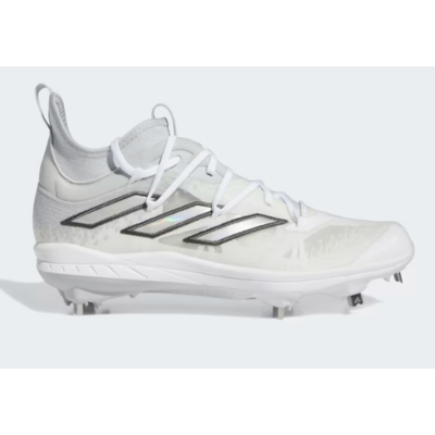 ADIDAS IF9945 ADIDAS ADIZERO AFTERBURNER 9 GREY/SIL/WHT METAL BASEBALL CLEATS