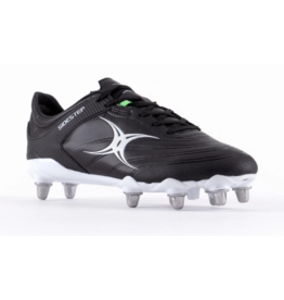 GILBERT GILBERT SIDESTEP X15 LO 8S BLK RUGBY CLEATS