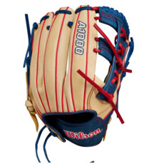 WILSON WBW10144612 WILSON A1000 1912 BLONDE-NAVY 12" BASEBALL GLOVE