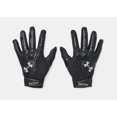 UNDERARMOUR 1378766-007 UA CLEAN UP YT BLK BATTING GLOVES