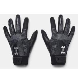 UNDERARMOUR 1378761-001 UA HARPER YTH BLACK BATTING GLOVES