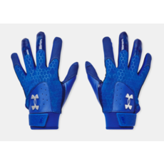 UNDERARMOUR 1378760-400 UA HARPER MENS BLUE BATTING GLOVES