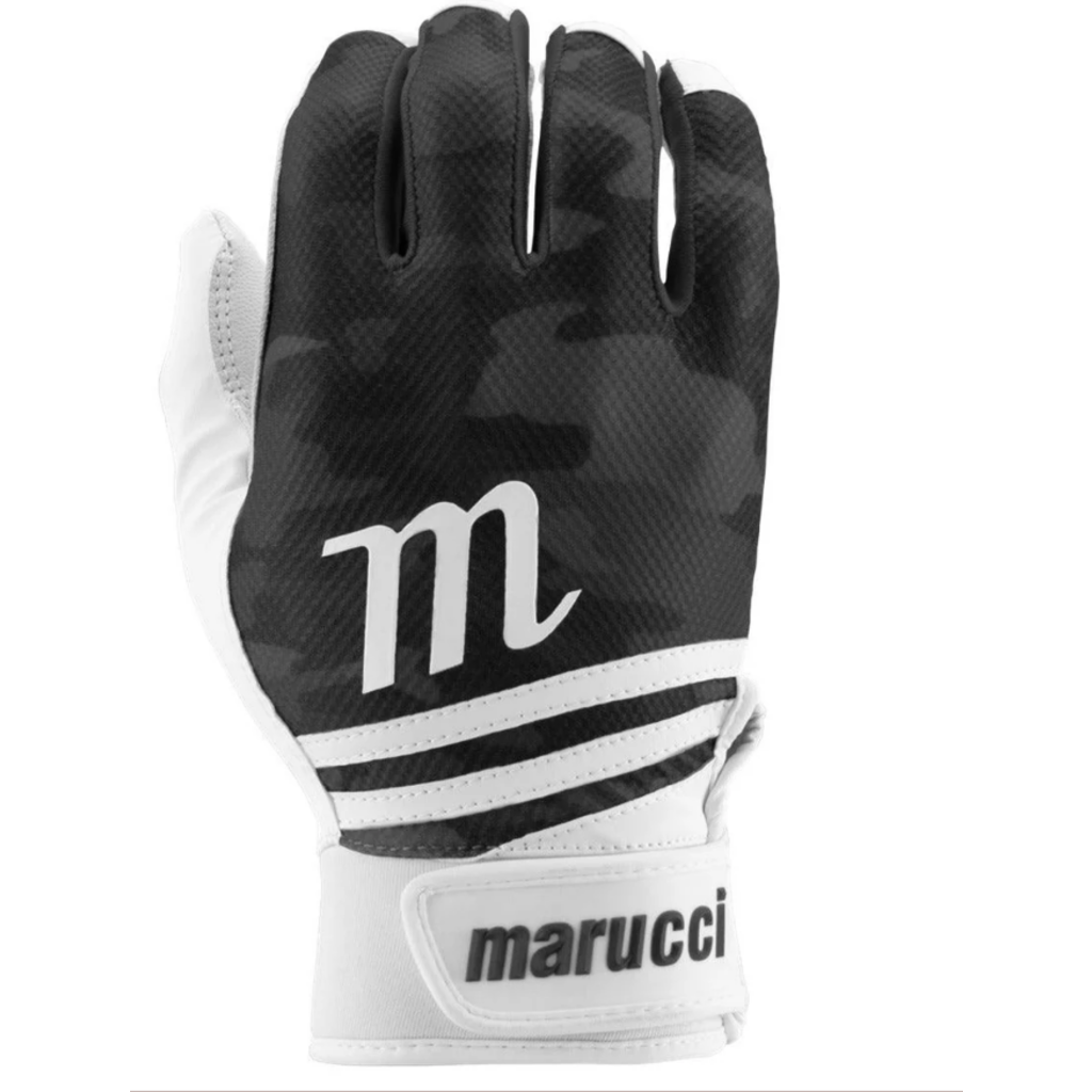 MARUCCI MBGCRX-BK MARUCCI CRUX AD BLK BATTING GLOVES