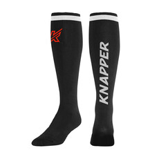 KNAPPER SOXBLK2 KNAPPER BLACK LONG SPORT SOCKS