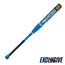 LOUISVILLE SLUGGER WBL29630102 LOUISVILLE SLUGGER GENESIS 2PC END LOAD SEC BLUE SLOPITCH BAT