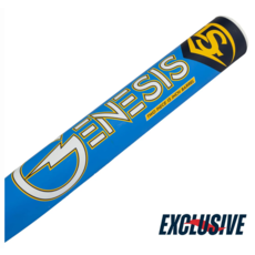 LOUISVILLE SLUGGER WBL29630102 LOUISVILLE SLUGGER GENESIS 2PC END LOAD SEC BLUE SLOPITCH BAT