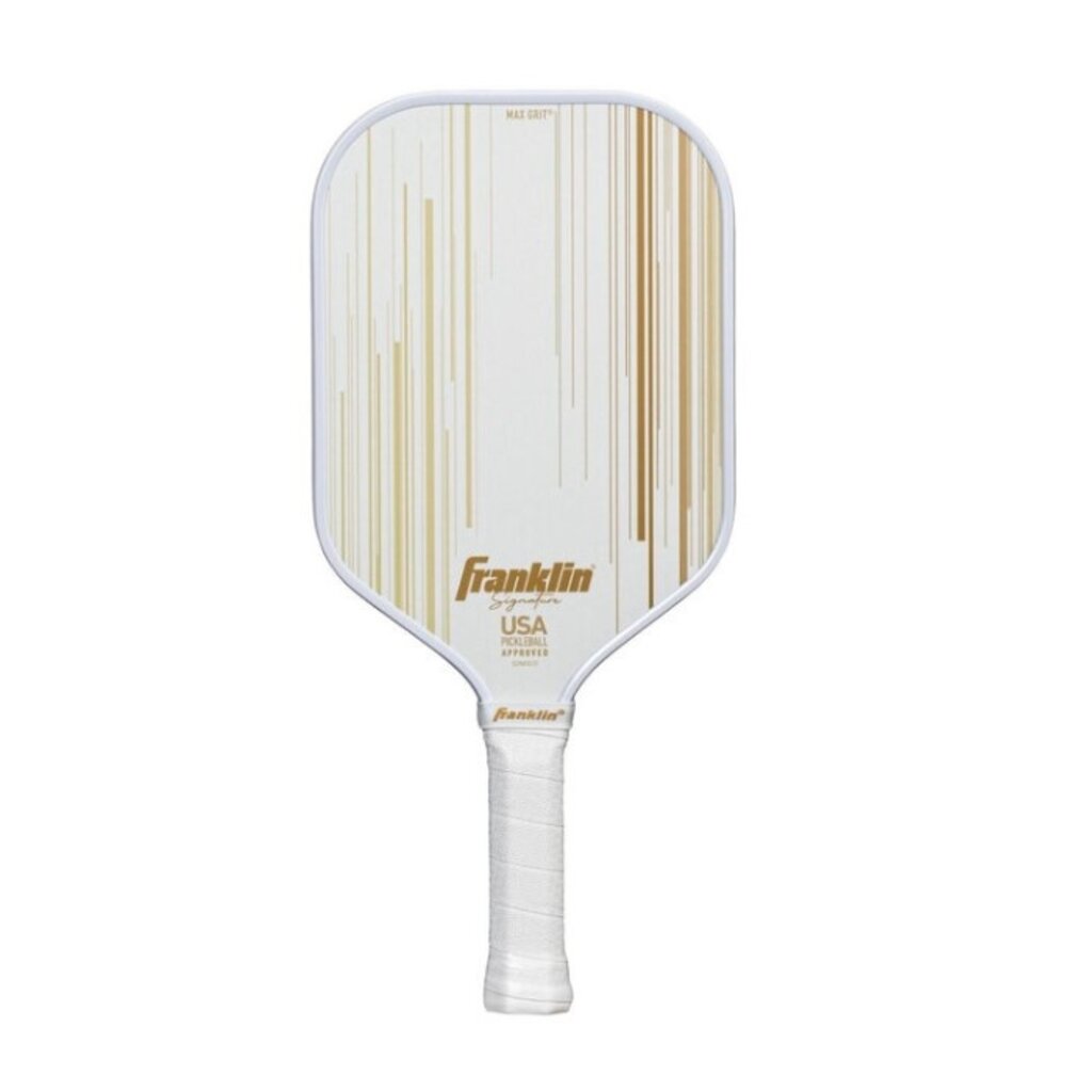 FRANKLIN FRP52983C5 FRANKLIN SIGNATURE PRO SERIES PICKLEBALL PADDLE WHITE/GOLD 13MM