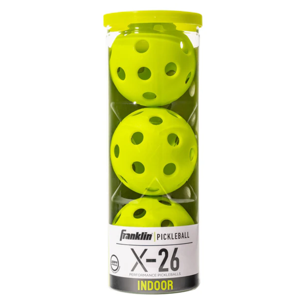 FRANKLIN FRANKLIN X-26 INDOOR 3 PK PICKLEBALLS OPTIC