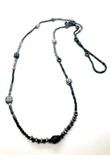Circle Necklace - Bronze/Pyrite/Quartz/Picasso Marble/Labrodite