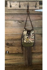 Nao Bag Navajo (Cream and Khaki Green)