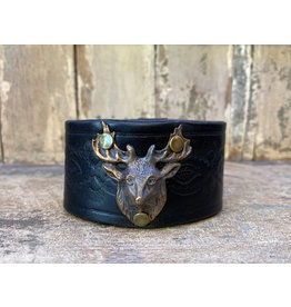 Extra Large Leather Cuff Deer 1