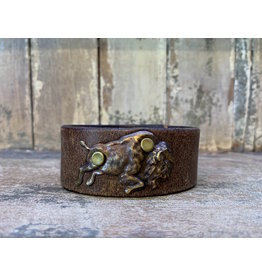 Small Leather Cuff Bison