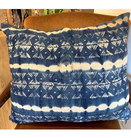 Vintage African Indigo Large Cushion