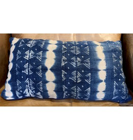 Vintage African Indigo Small Cushion