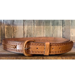 Vintage Mexican Tooled Braided Belt