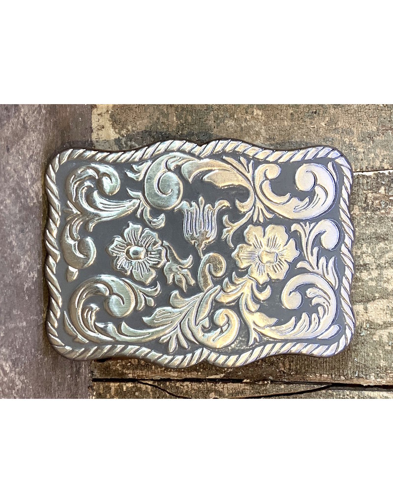 Vintage Western Floral Buckle 3