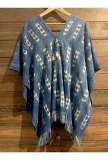 Serape Large Faded Indigo shorter style