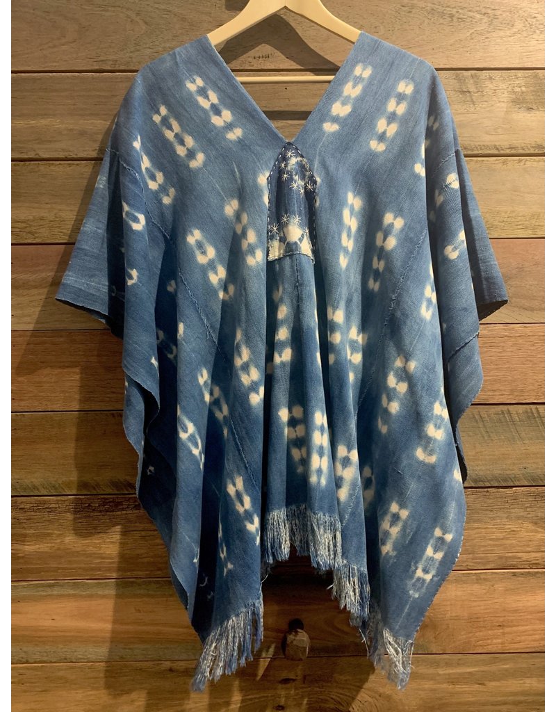 Serape Large Faded Indigo shorter style