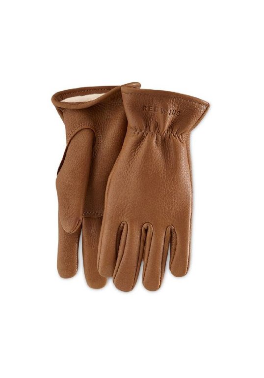 Red Wing Shoes Nutmeg Buckskin Leather - Lined Glove 95230