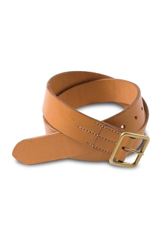 Red Wing Shoes Natural Tan Vegetable Tanned Leather Belt 96563