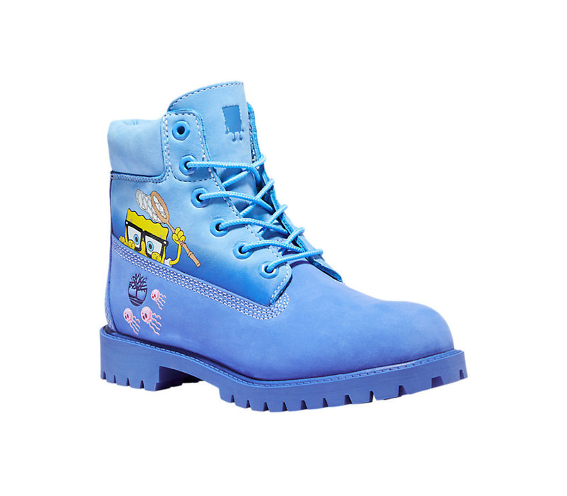 blue spongebob timberlands