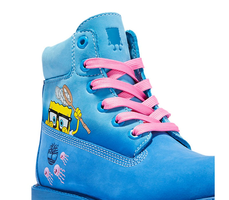 blue spongebob timberlands