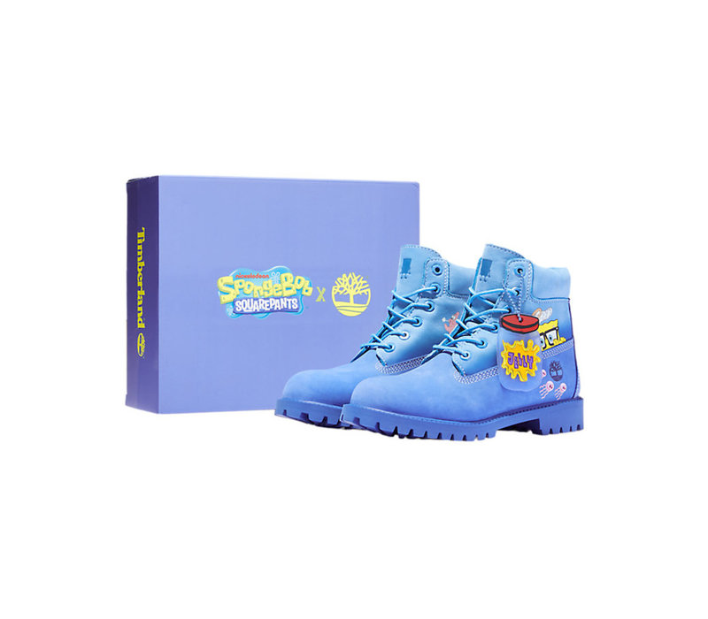 Youth SpongeBob SquarePants X Timberland 6-Inch Waterproof Boots TB0A257PJ45