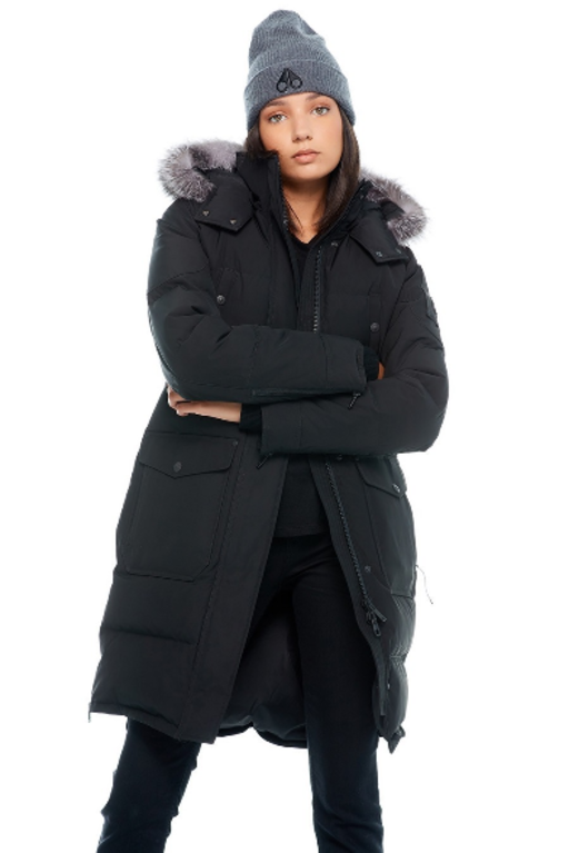 Moose Knuckles Black Causapcal Parka M39LP211-310