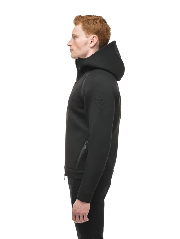 Nobis Men's Zip Front Hoody IAN Black