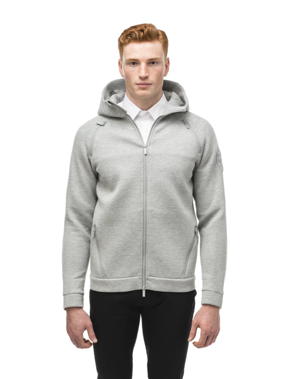 Nobis Men's Zip Front Hoody IAN Grey