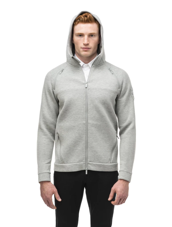 Nobis Men's Zip Front Hoody IAN Grey