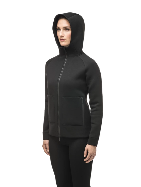 Nobis Ladies Zip Front Hoody MINA Black