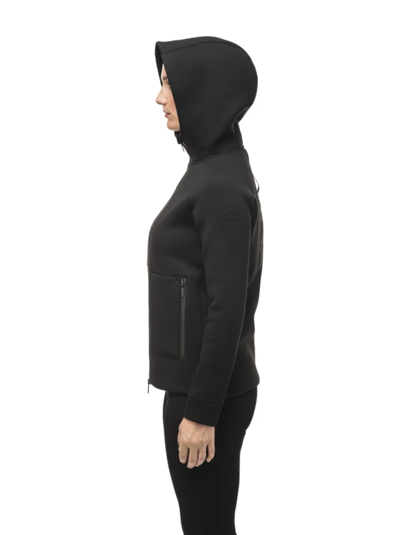 Nobis Ladies Zip Front Hoody MINA Black